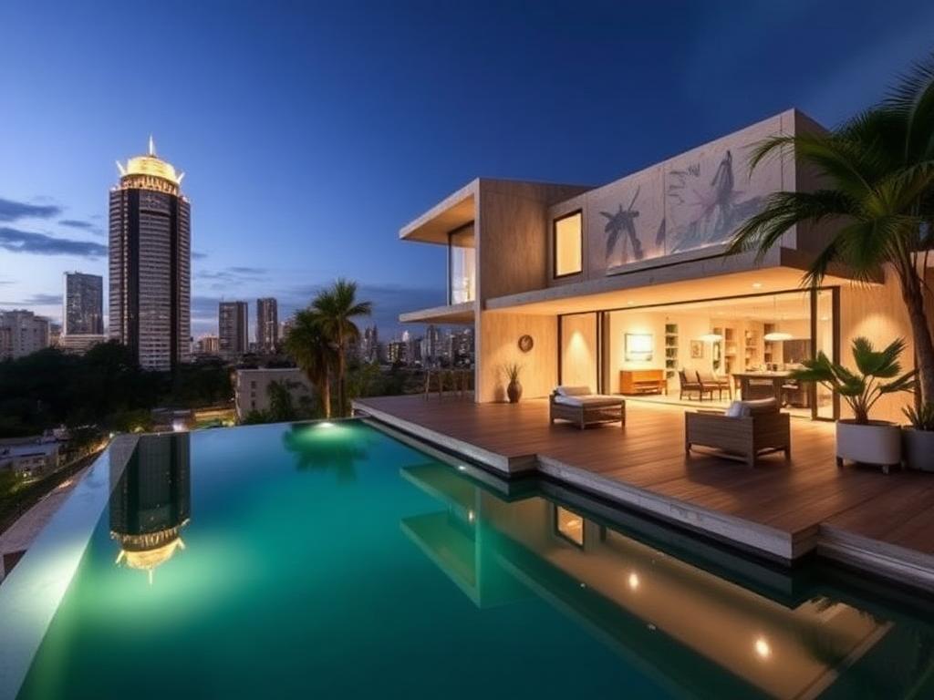 Casa familiar con patio
